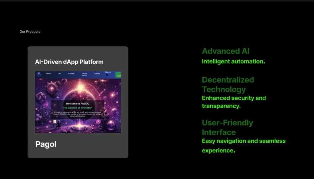 CIs dapp products, Intelligent Automation, ai agent, Decentralized technology integration