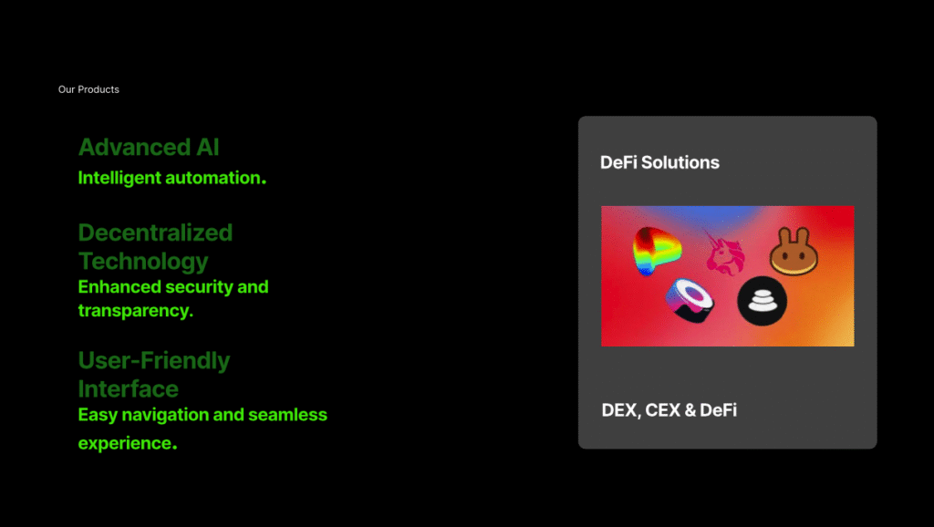 Agent Ai, UX designs, Dexes and defi solution with cis-dapp